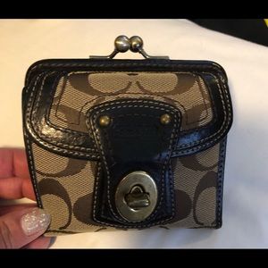 Coach clutch wallet